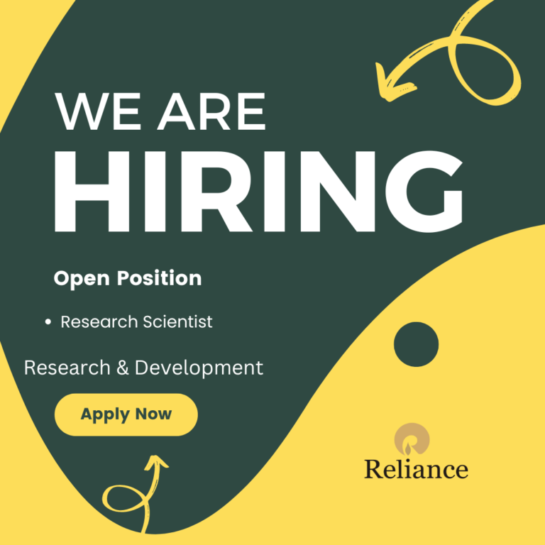 Reliance Industry hiring Research scientist