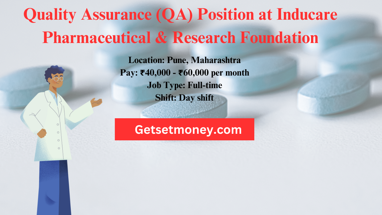 Read more about the article Quality Assurance (QA) Position at Inducare Pharmaceutical & Research Foundation